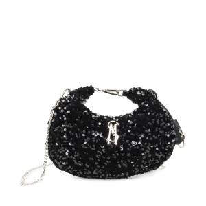 Steve Madden Bbrenda Sequins Crossbodytassen Dames Zwart | SM-164SV