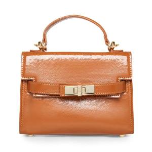 Steve Madden Bdignify Cognac Lak Crossbodytassen Dames Bruin | SM-318JF