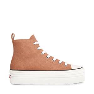 Steve Madden Berkley Mocha Sneakers Dames Beige | SM-734IB