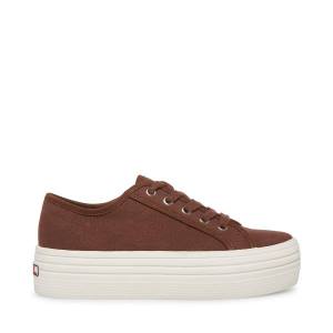 Steve Madden Bobbi 30 Sneakers Dames Bruin | SM-068AB