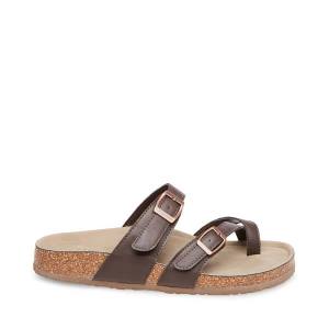 Steve Madden Bryceee Sandalen Dames Donkerbruin | SM-231LR