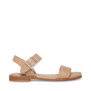 Steve Madden Connie Natural Sandalen Dames Beige | SM-356RT