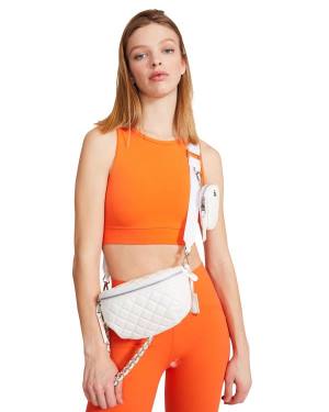 Steve Madden Cropped Active Tank Topjes Dames Oranje | SM-270VX