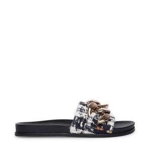 Steve Madden Delay Sandalen Dames Donkerblauw Gekleurd | SM-751HG