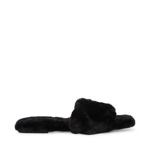 Steve Madden Dreams Slippers Dames Zwart | SM-347WS