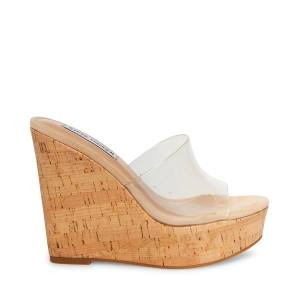 Steve Madden Elenora Sandalen Dames Clear | SM-691QE