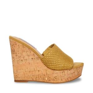 Steve Madden Elenora Tan Sandalen Dames Bruin | SM-413DE