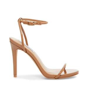 Steve Madden Fate Camel Lak Heel Hakken Dames Bruin | SM-410UP