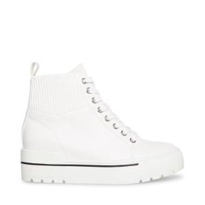 Steve Madden Felix Sneakers Dames Wit | SM-629TY