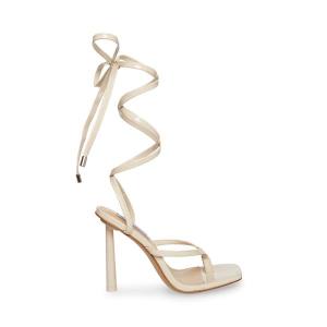 Steve Madden Fernanda Bone Lak Heel Hakken Dames Beige | SM-875UF