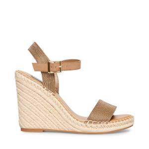 Steve Madden Gamora Taupe Sandalen Dames Grijs Bruin Gekleurd | SM-917AC