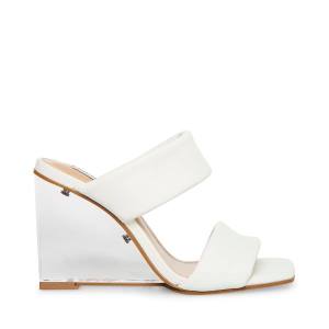 Steve Madden Isa Heel Hakken Dames Wit | SM-705AL