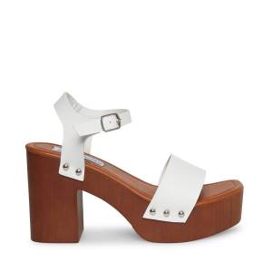 Steve Madden Ivy Heel Hakken Dames Wit | SM-418CQ