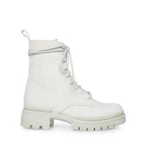 Steve Madden Jamisyn Ice Enkellaarsjes Dames Wit | SM-487OL