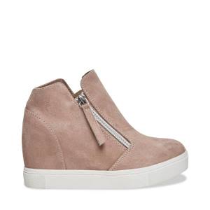 Steve Madden Jcaliber Taupe Sneakers Kinderen Grijs Bruin | SM-093KR