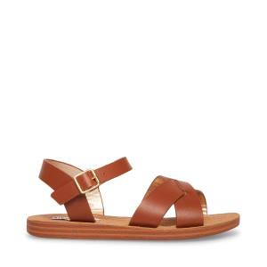 Steve Madden Jleague Cognac Sandalen Kinderen Bruin | SM-341XI