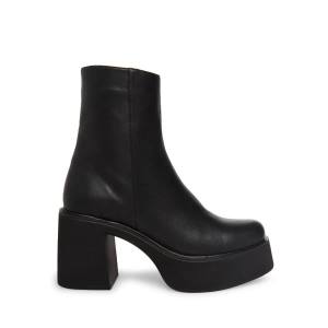 Steve Madden Joltz Enkellaarsjes Dames Zwart | SM-901SL