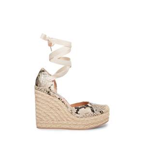 Steve Madden Lani Snake Sandalen Dames Goud Slangenprint | SM-072QH