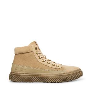 Steve Madden Lantern Taupe Sneakers Heren Grijs Bruin | SM-318IL