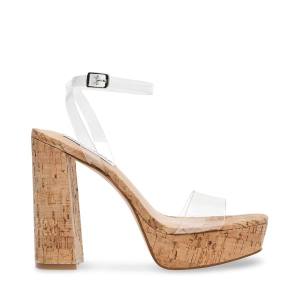 Steve Madden Lessa Heel Hakken Dames Clear | SM-468OH