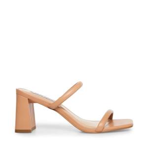 Steve Madden Lilah Tan Heel Hakken Dames Bruin | SM-805WG