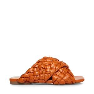 Steve Madden Marina Burnt Sandalen Dames Oranje | SM-403CF