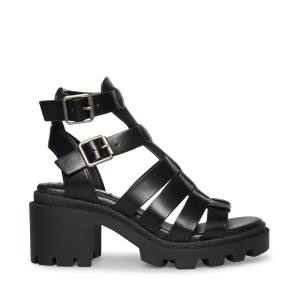 Steve Madden Maxen Sandalen Dames Zwart | SM-275XI