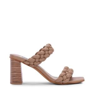 Steve Madden Paxton Cafe Heel Hakken Dames Bruin Bruin | SM-569RP