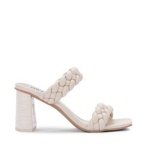 Steve Madden Paxton Ivory Heel Hakken Dames Wit | SM-923ER