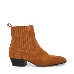 Steve Madden Pierre Tan Suede Laarzen Heren Bruin | SM-410WI