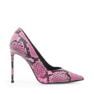 Steve Madden Princess Snake Heel Hakken Dames Roze Slangenprint | SM-291US