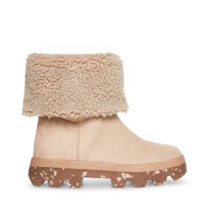 Steve Madden Restt Taupe Enkellaarsjes Dames Lichtgrijs Bruin | SM-872GF