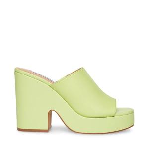 Steve Madden Sally Lime Heel Hakken Dames Lichtgroen | SM-467FO