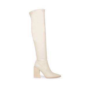 Steve Madden Tanzee Bone Laarzen Dames Beige | SM-843IL