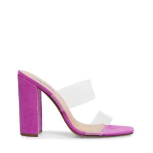 Steve Madden Tegan Heel Hakken Dames Paars | SM-431NU