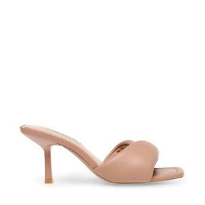 Steve Madden Thai Tan Leren Heel Hakken Dames Bruin | SM-913LB