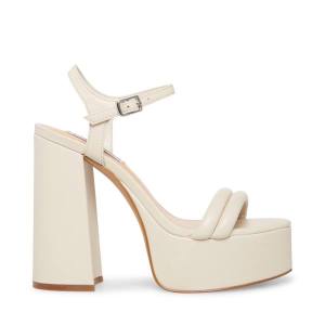 Steve Madden Tille Bone Heel Hakken Dames Beige | SM-748PK