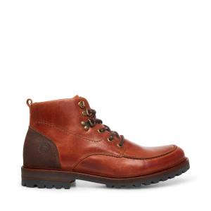 Steve Madden Trekker Cognac Leren Laarzen Heren Bruin | SM-835KL