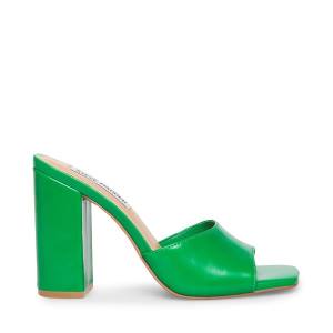 Steve Madden Trendy Leren Heel Hakken Dames Groen | SM-953HI