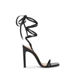 Steve Madden Uplift Leren Heel Hakken Dames Zwart | SM-329UB