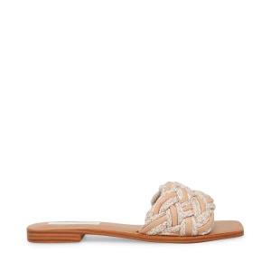 Steve Madden Zorya Natural Sandalen Dames Beige | SM-972SW